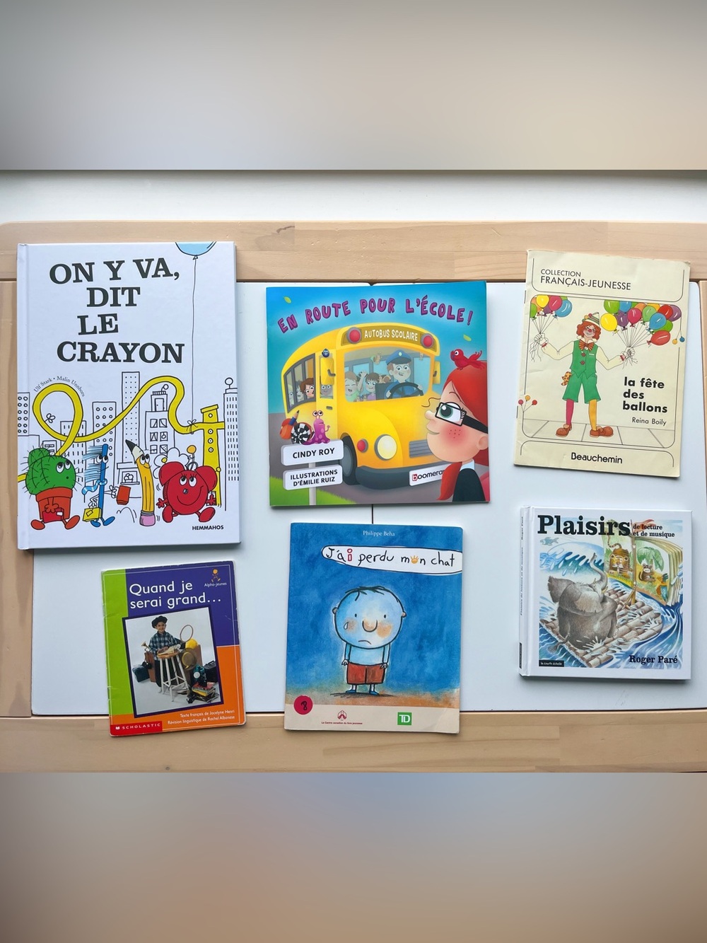 Livres pour enfants - école, fête, grandir, animaux - Kids French Books